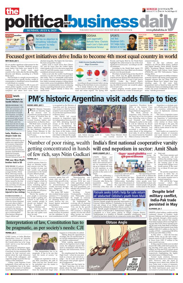 The Political and Business Daily