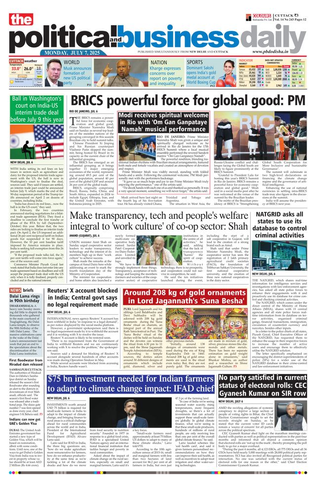 The Political and Business Daily