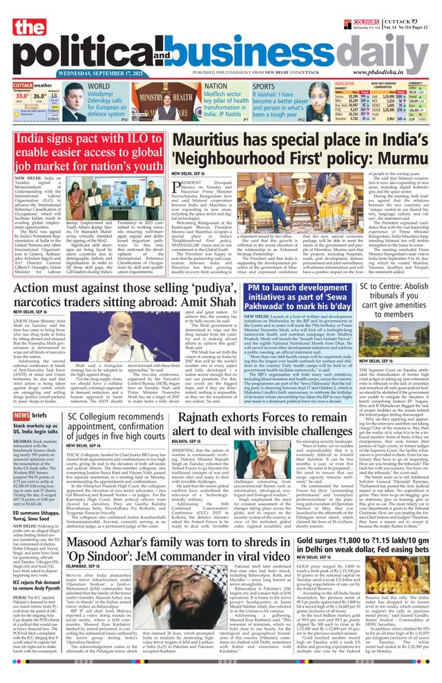 The Political and Business Daily