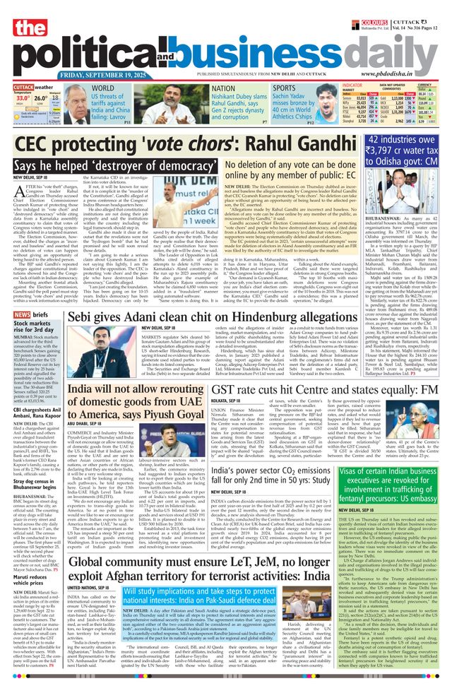 The Political and Business Daily