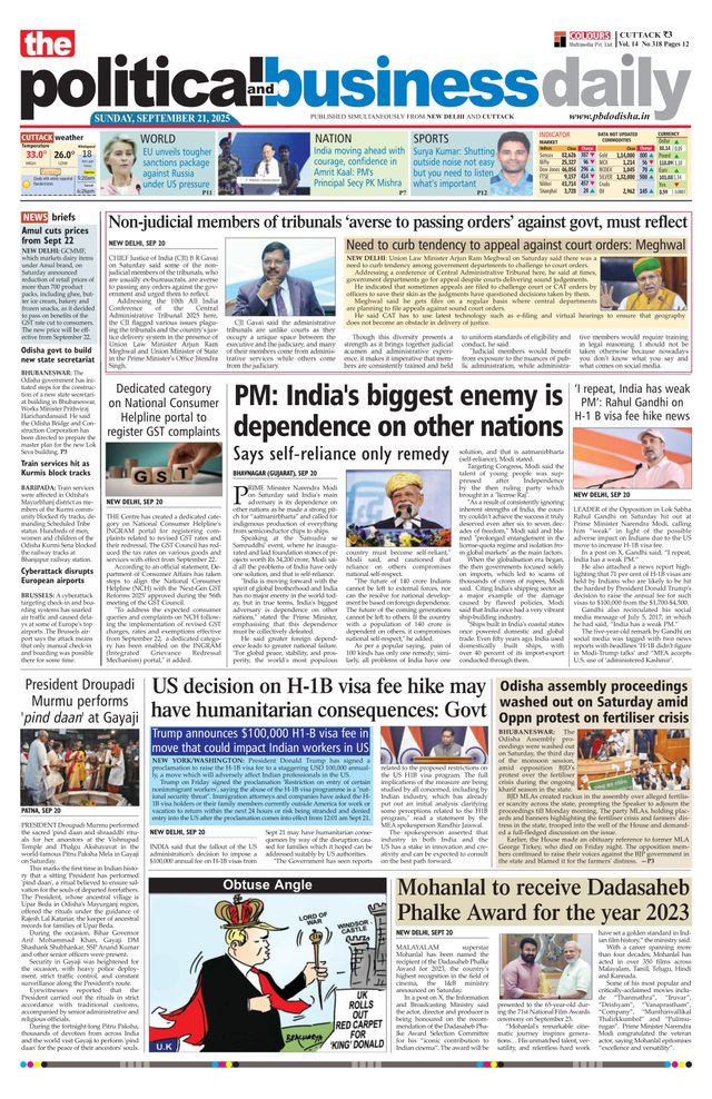 The Political and Business Daily