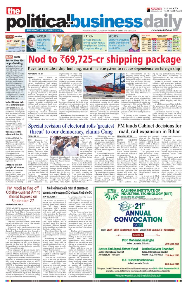 The Political and Business Daily