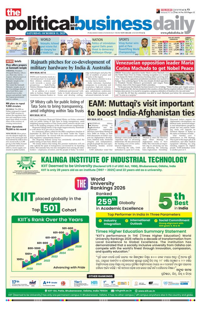 The Political and Business Daily