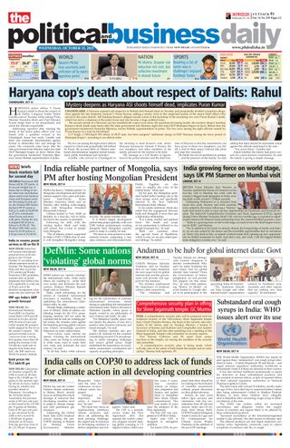 The Political and Business Daily