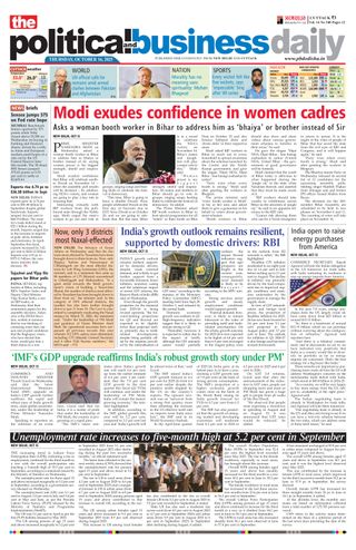 The Political and Business Daily