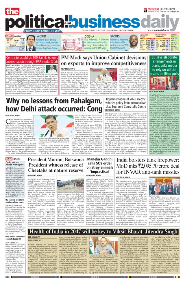The Political and Business Daily