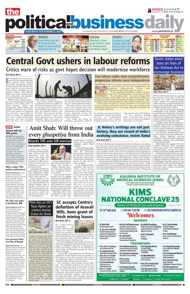 The Political and Business Daily