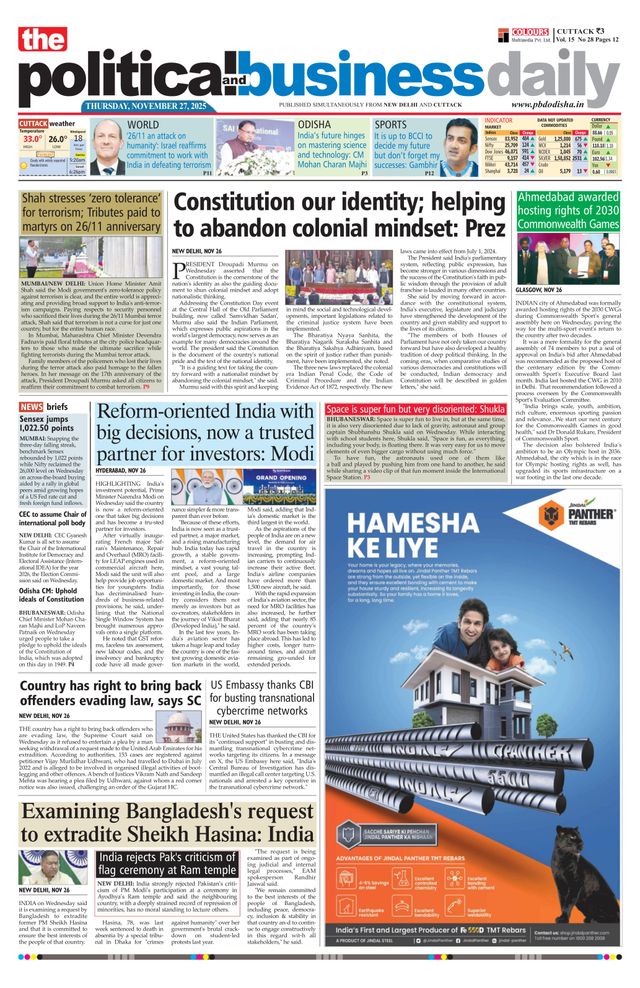The Political and Business Daily