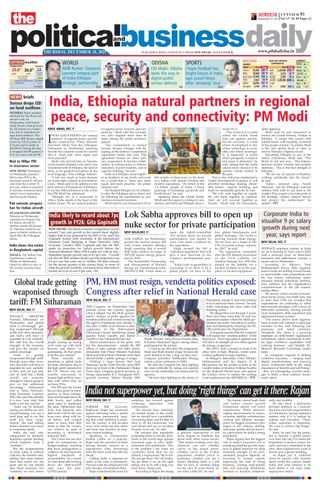 The Political and Business Daily