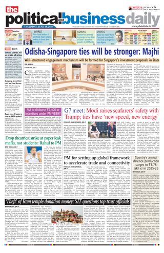 The Political and Business Daily