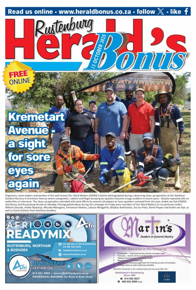 Rustenburg Herald Bonus