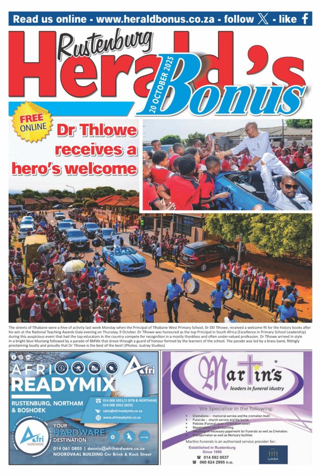 Rustenburg Herald Bonus