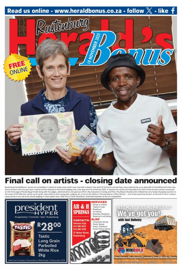 Rustenburg Herald Bonus
