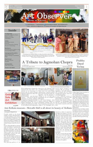 Art Observer - February 2022 Art Observer Cover - February 2022 Edition