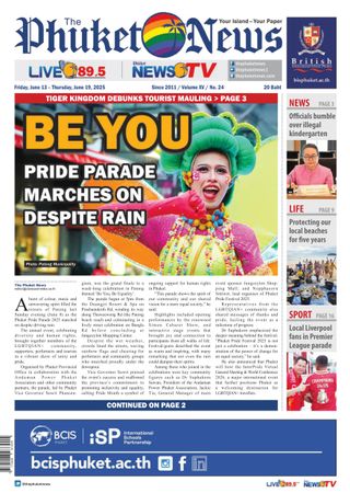 The Phuket News - June 13, 2025 The Phuket News Cover - June 13, 2025 Edition