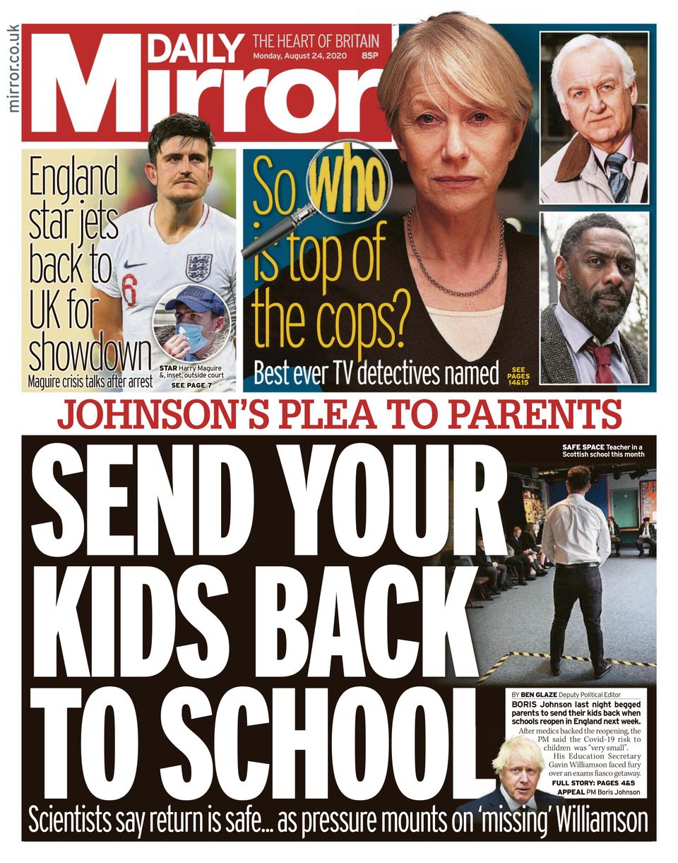 daily-mirror-august-24-2020-newspaper-get-your-digital-subscription