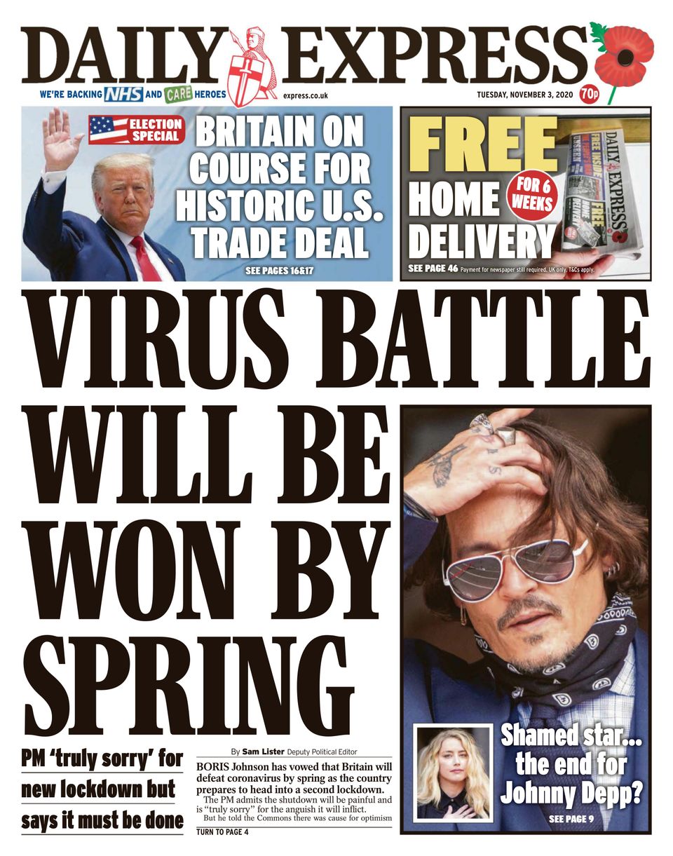 Daily Express-November 03, 2020 Newspaper - Get your Digital Subscription