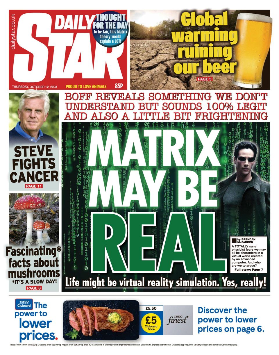 The Star Newspaper Front Page