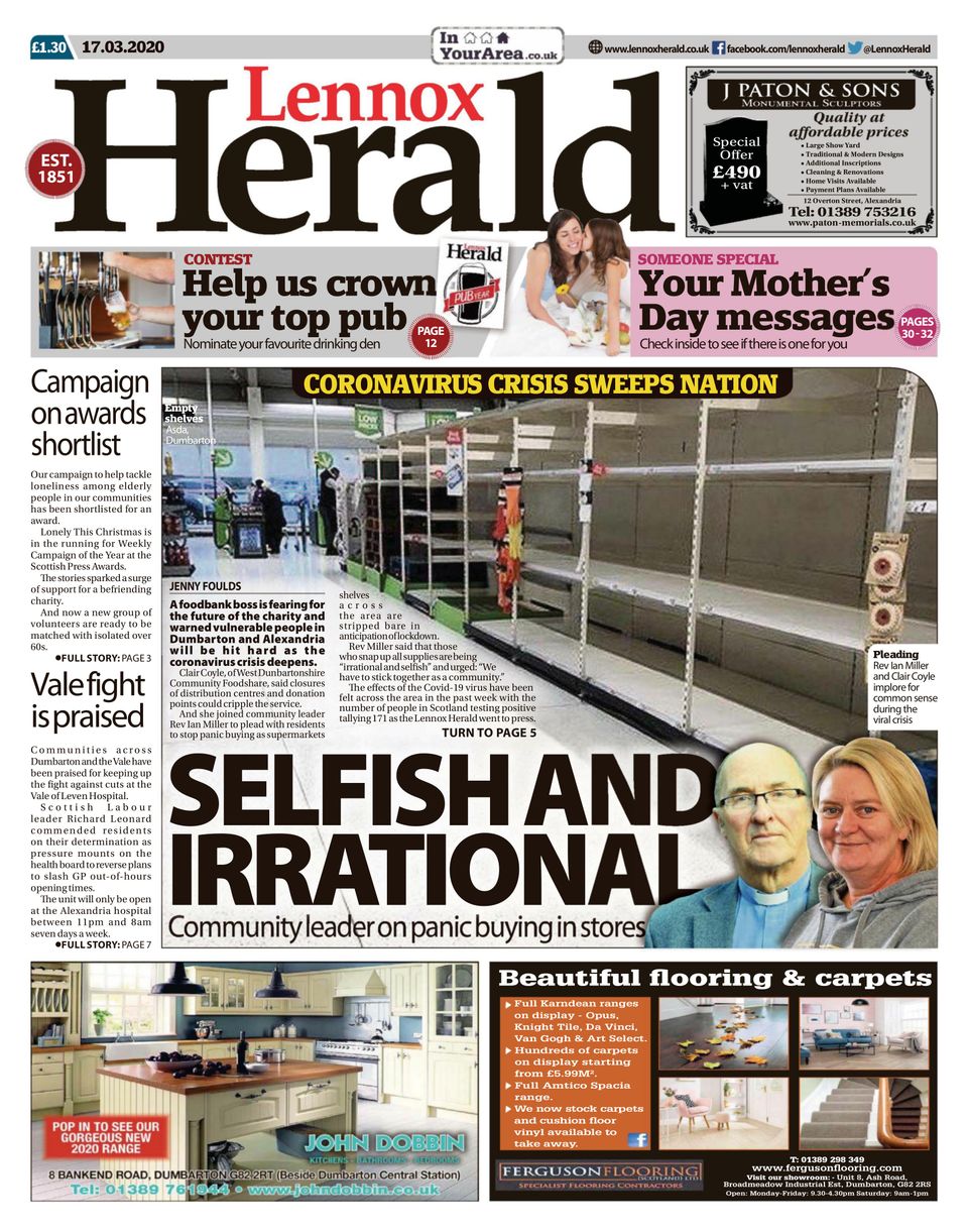 Lennox HeraldMarch 17, 2020 Magazine Get your Digital Subscription
