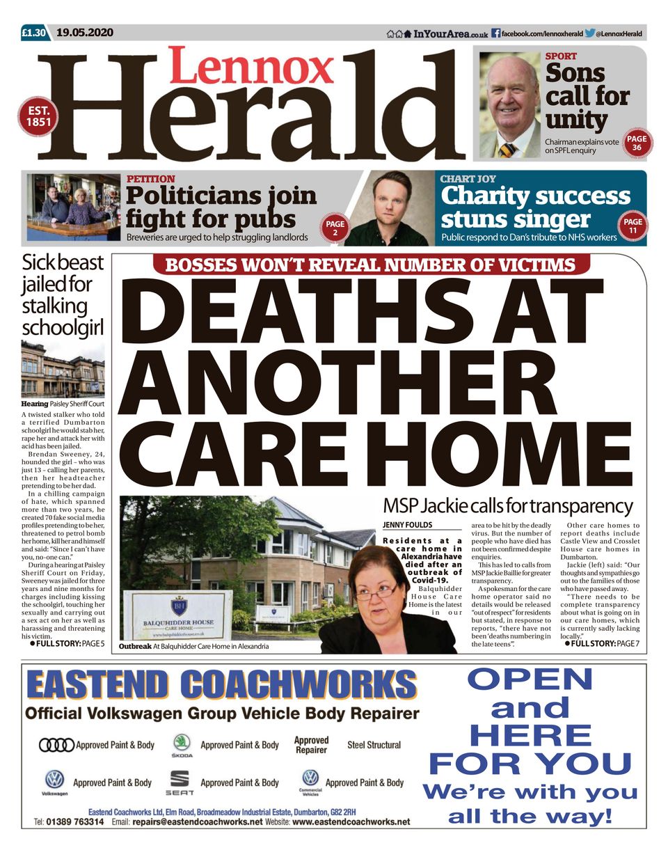 Lennox HeraldMay 19, 2020 Magazine Get your Digital Subscription