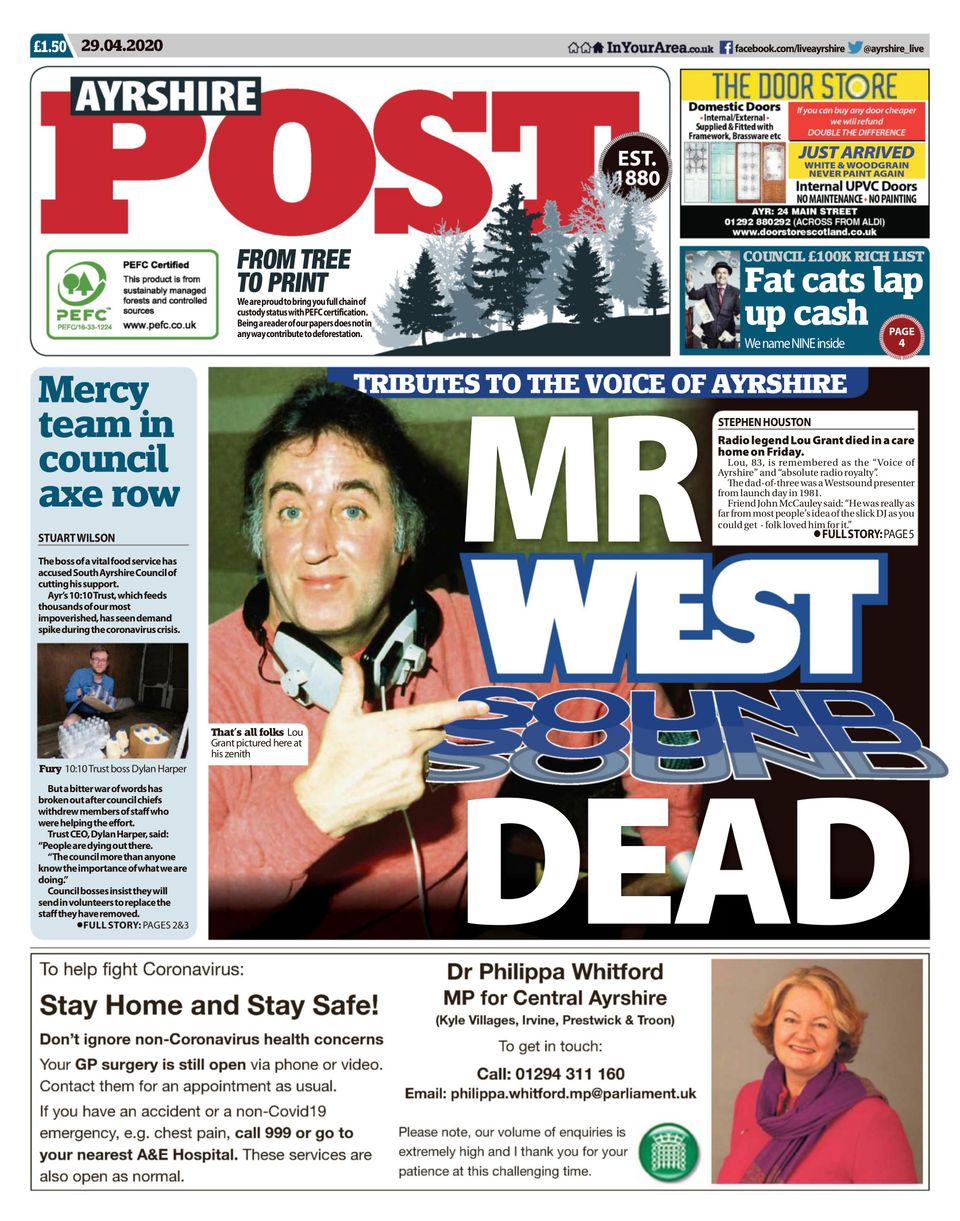 Ayrshire PostApril 29, 2020 Magazine Get your Digital Subscription