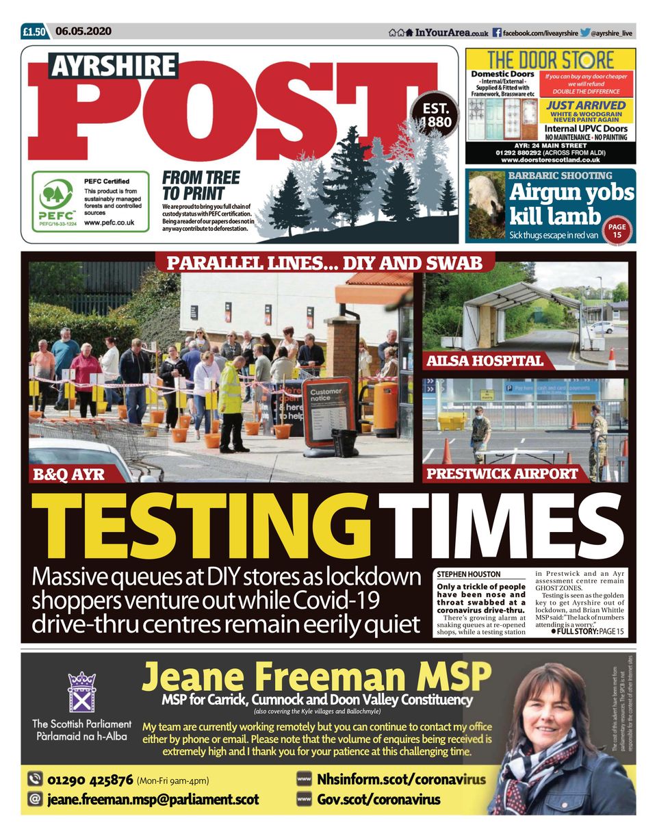 Ayrshire PostMay 6, 2020 Magazine Get your Digital Subscription