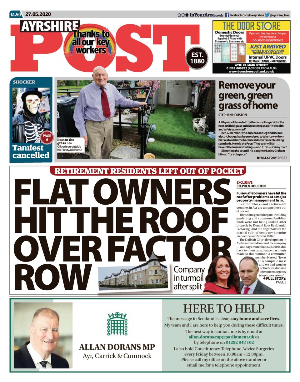 Ayrshire PostMay 27, 2020 Magazine Get your Digital Subscription