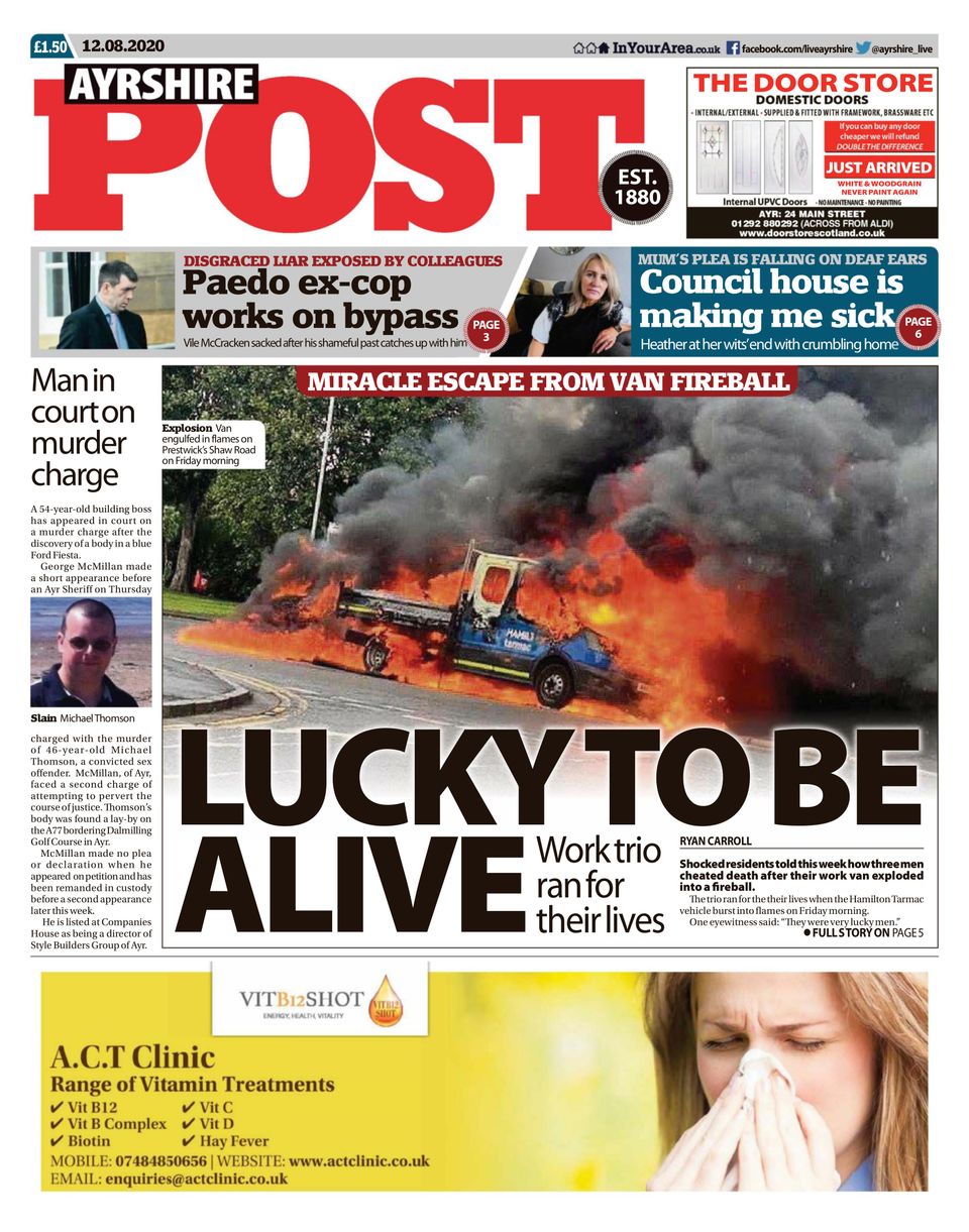 Ayrshire PostAugust 12, 2020 Magazine Get your Digital Subscription