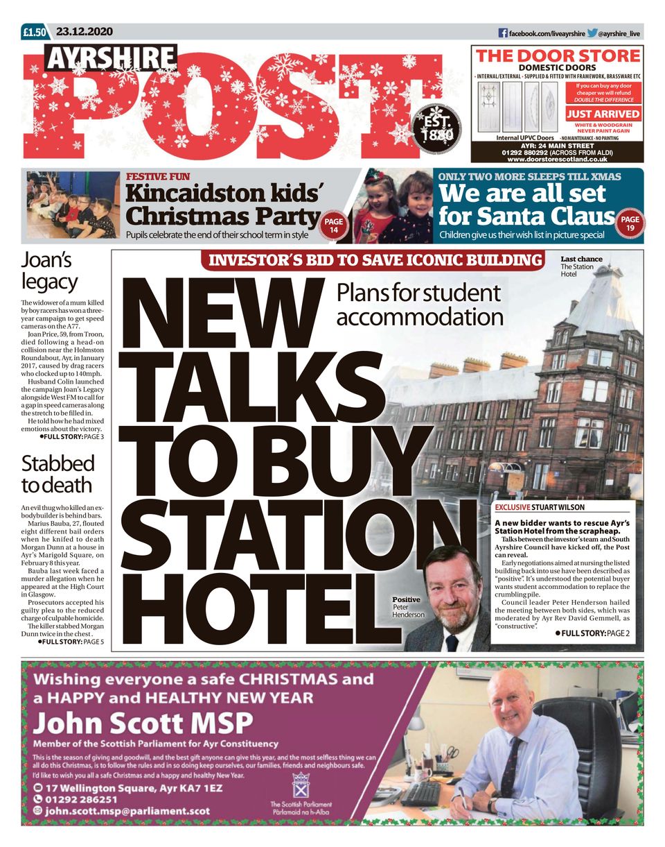 Ayrshire PostDecember 23, 2020 Magazine Get your Digital Subscription