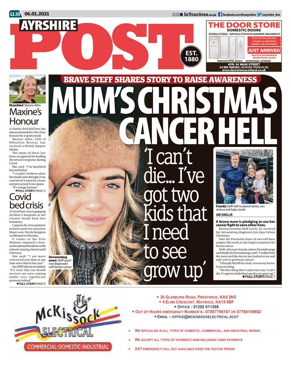Ayrshire PostJanuary 06, 2021 Magazine Get your Digital Subscription