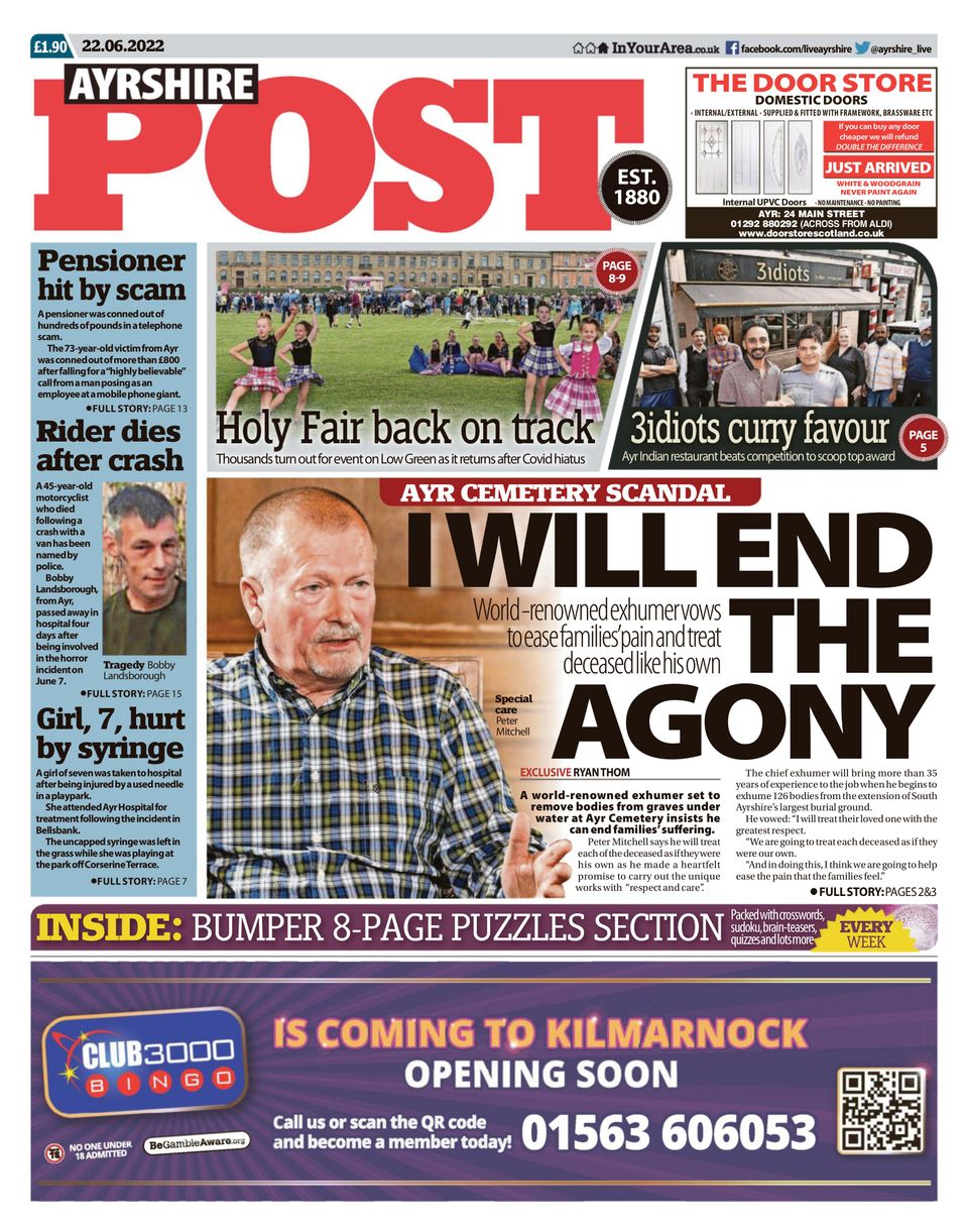 Ayrshire PostJune 22, 2022 Magazine Get your Digital Subscription