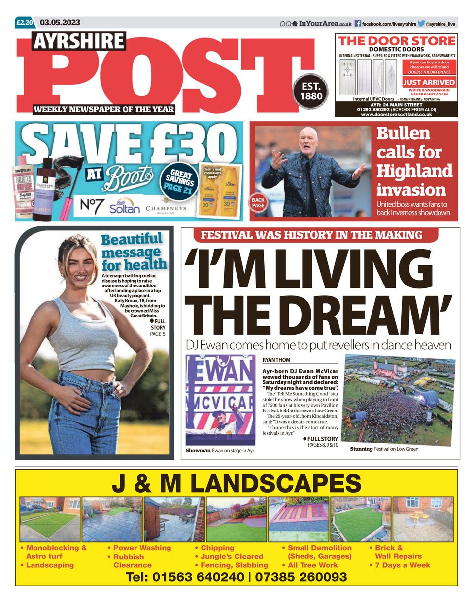 Ayrshire PostMay 03, 2023 Magazine Get your Digital Subscription