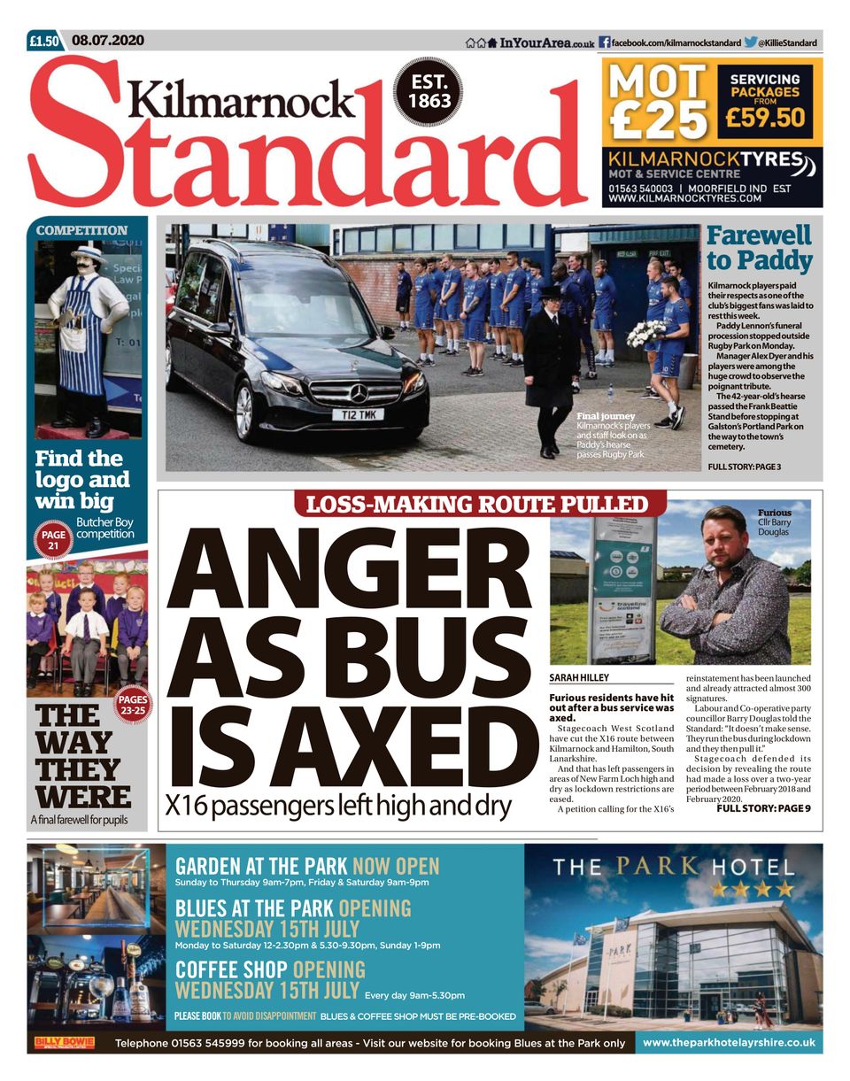 Kilmarnock StandardJuly 08, 2020 Magazine Get your Digital Subscription