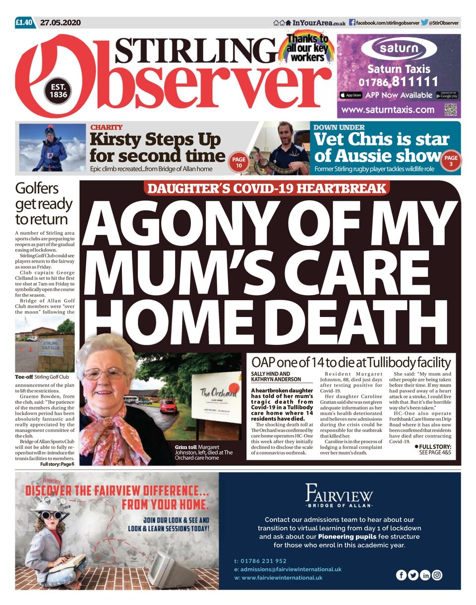 Stirling Observer-May 27, 2020 Magazine - Get your Digital Subscription