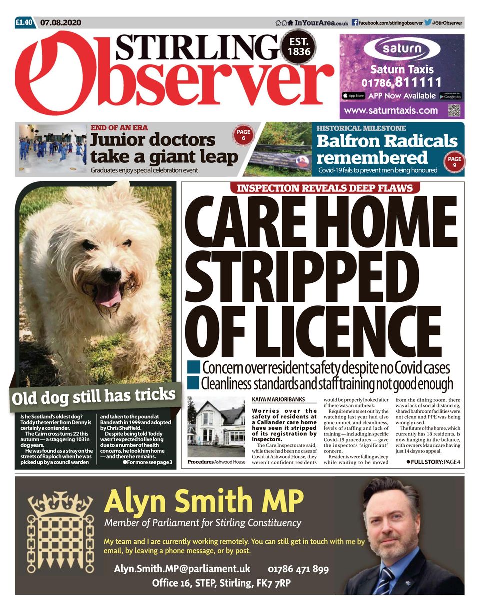 Get digital access to Stirling Observer - August 07, 2020 issue ...