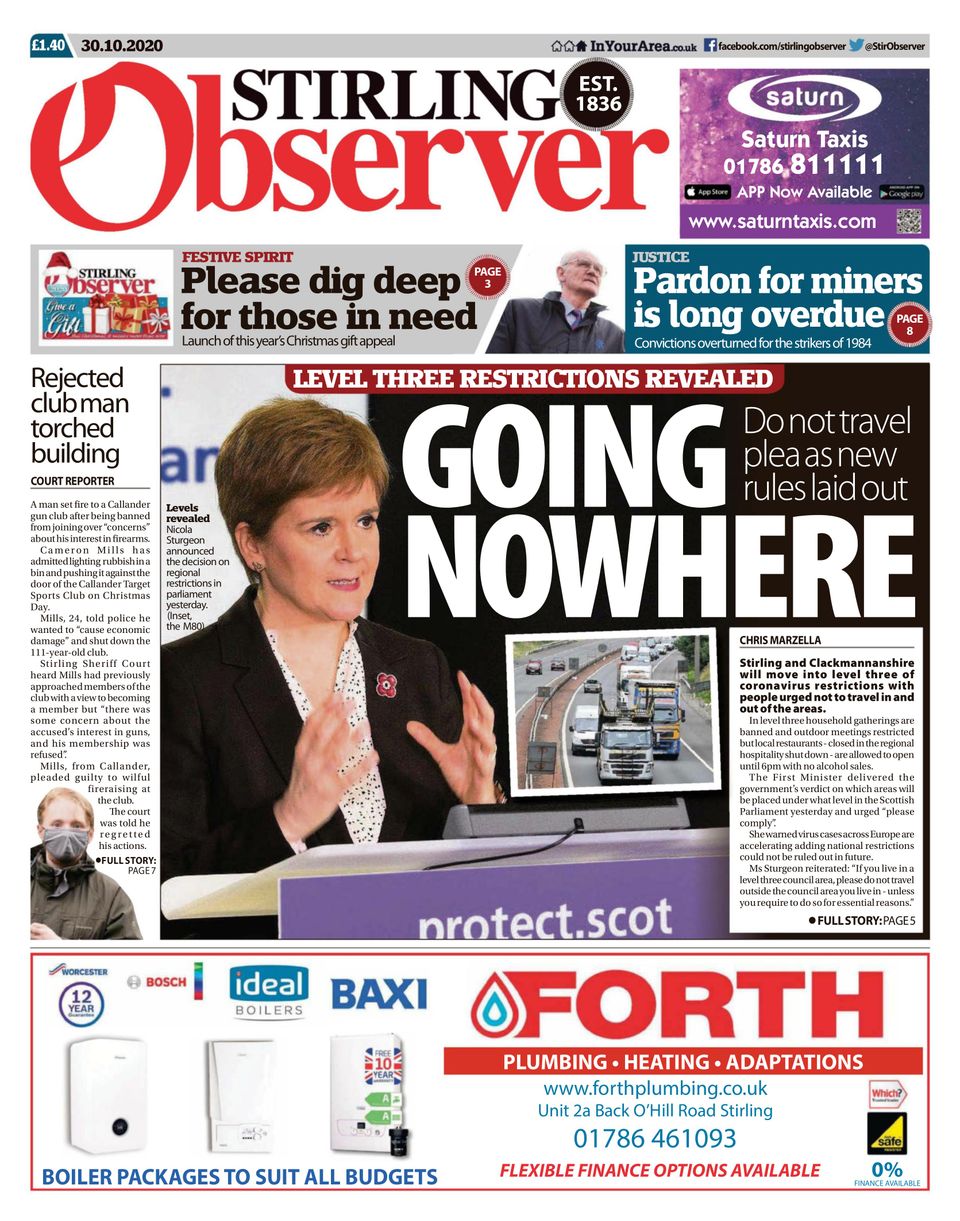 Stirling ObserverOctober 30, 2020 Magazine Get your Digital Subscription