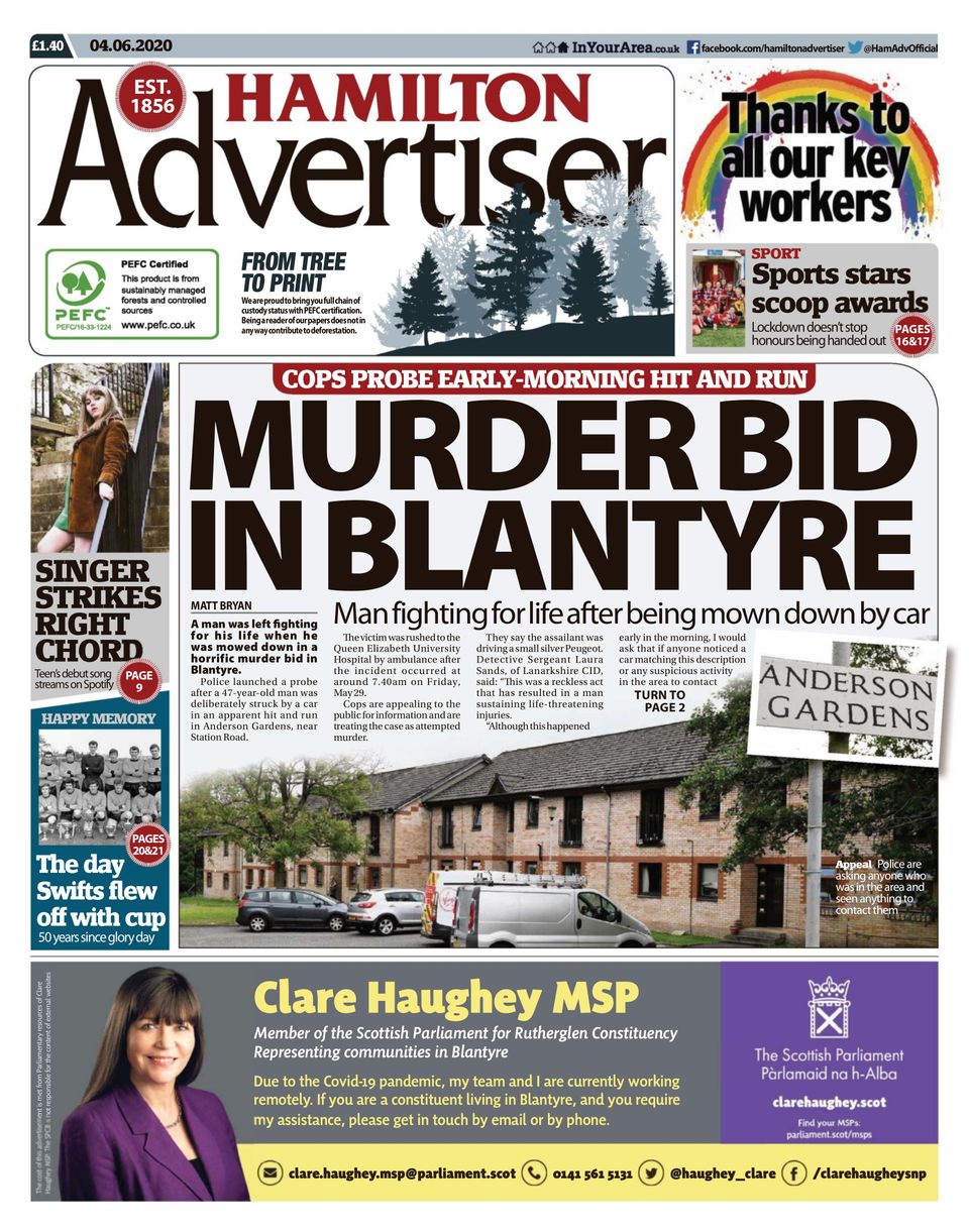 Hamilton AdvertiserJune 04, 2020 Magazine Get your Digital Subscription