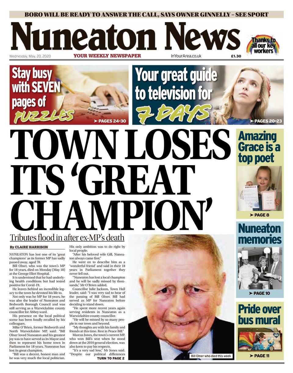 Nuneaton News Magazine Get your Digital Subscription