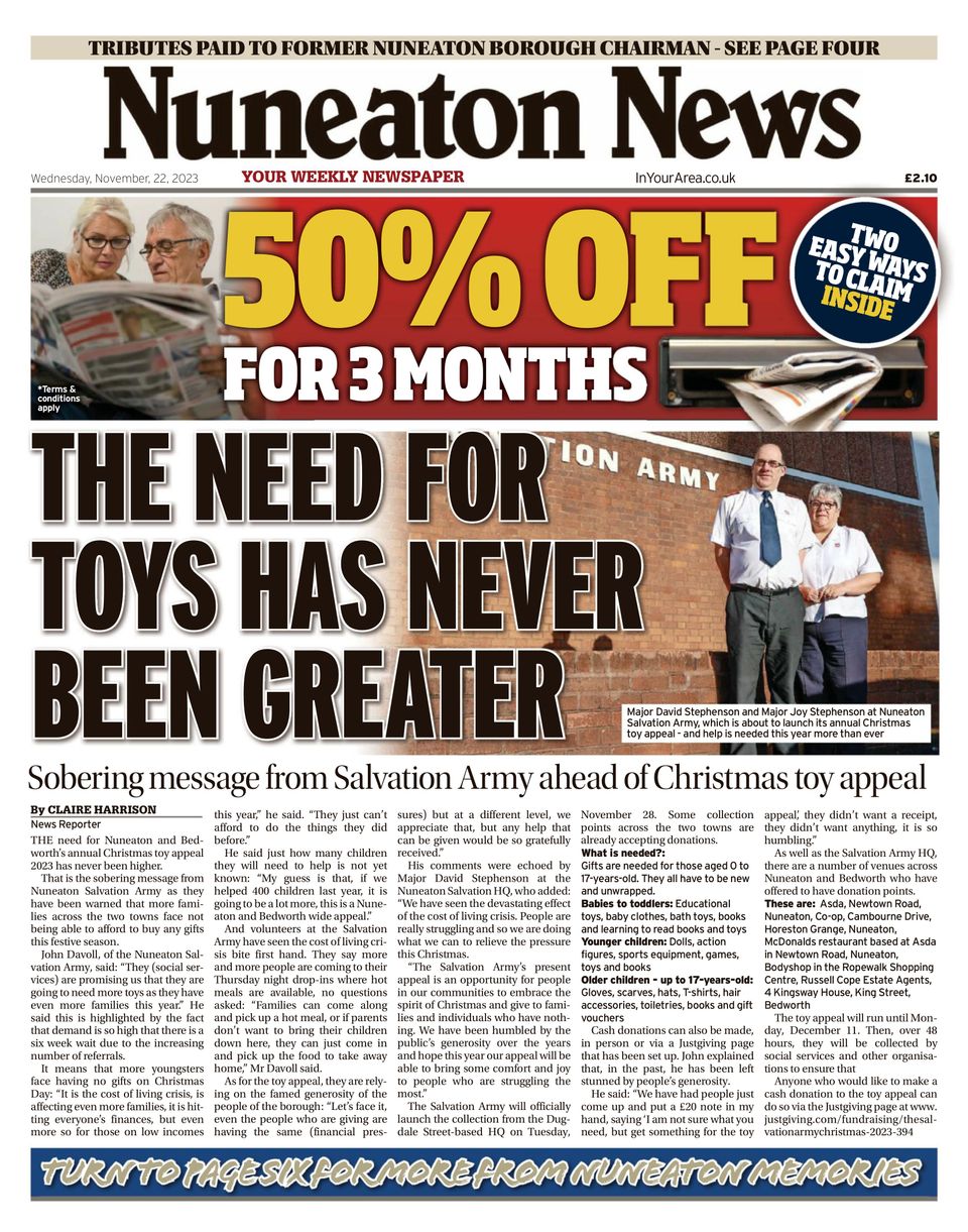 Nuneaton News Magazine Get your Digital Subscription