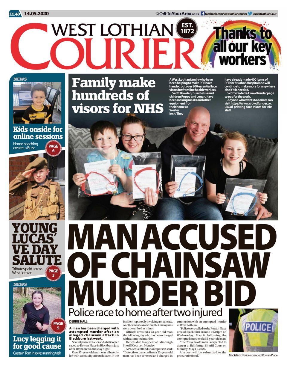 West Lothian CourierMay 14, 2020 Magazine Get your Digital Subscription