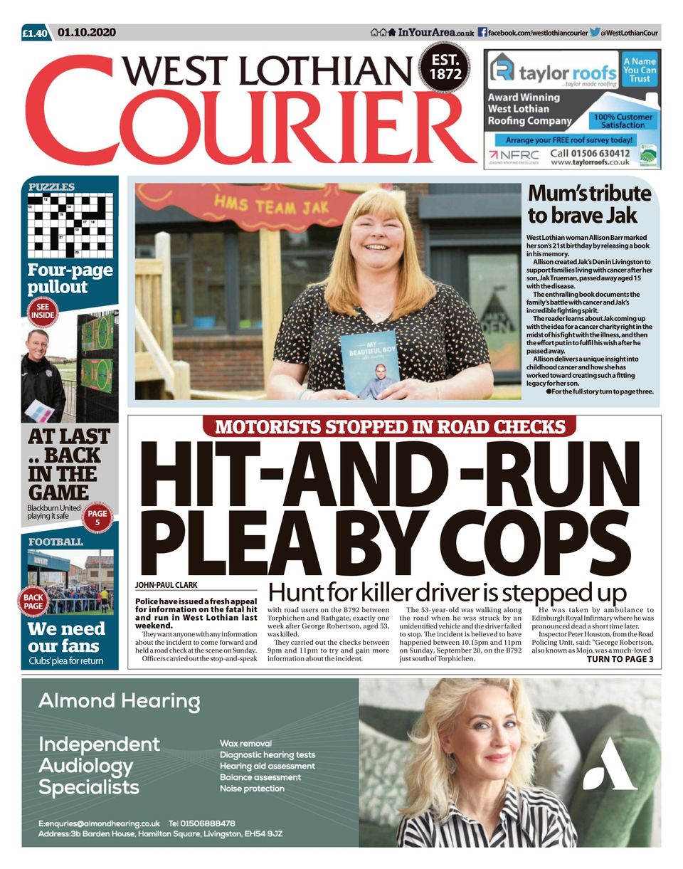 West Lothian CourierOctober 1, 2020 Magazine