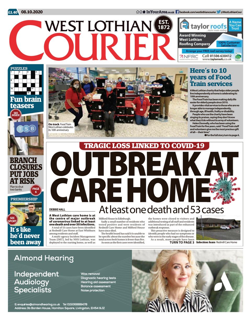 West Lothian CourierOctober 08, 2020 Magazine