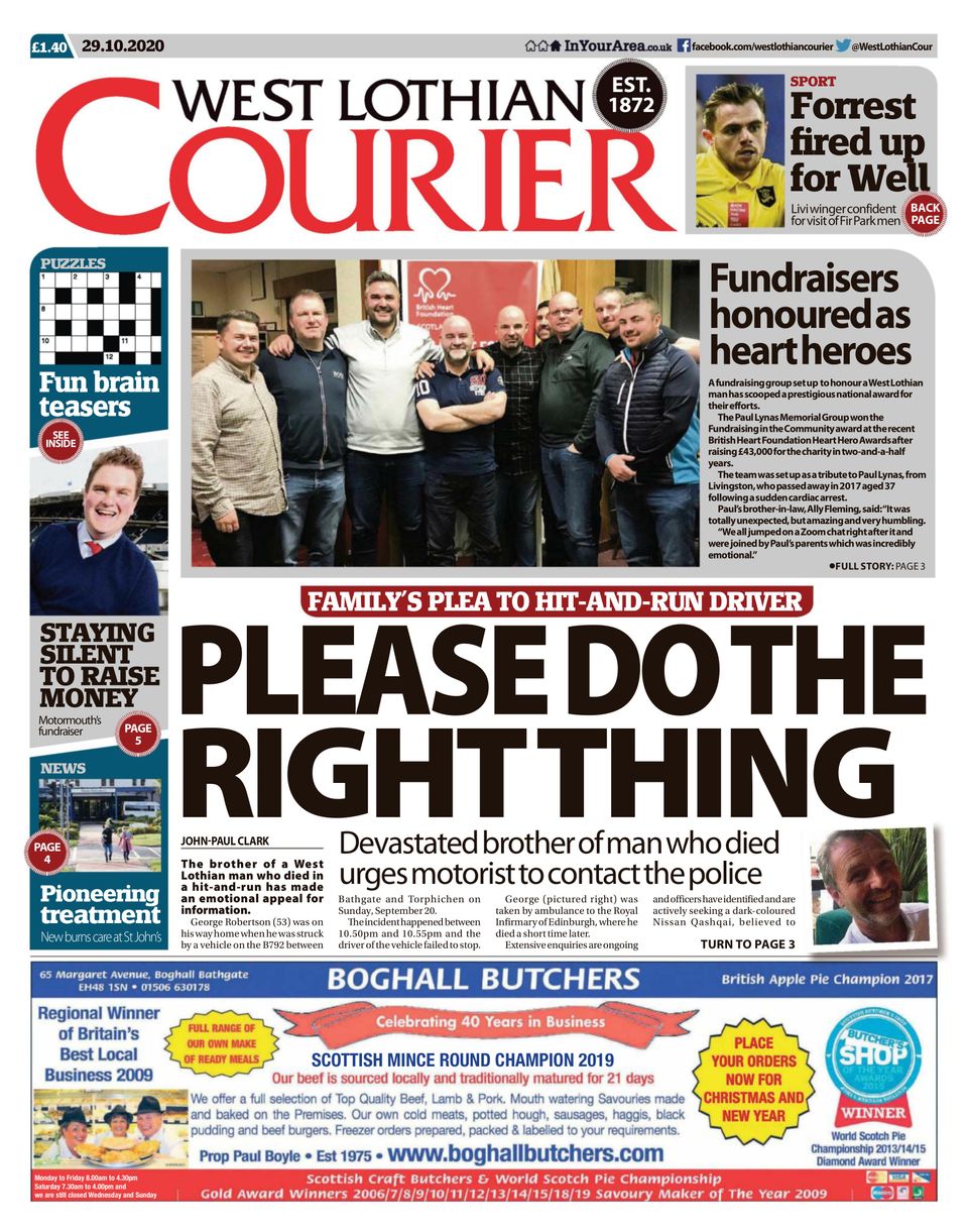 West Lothian CourierOctober 29, 2020 Magazine