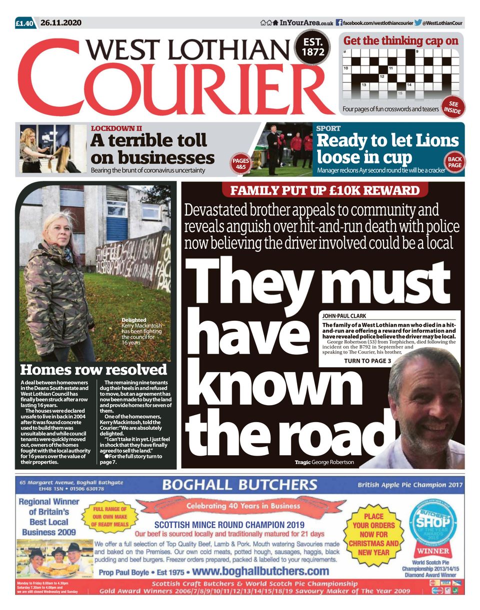 West Lothian CourierNovember 26, 2020 Magazine