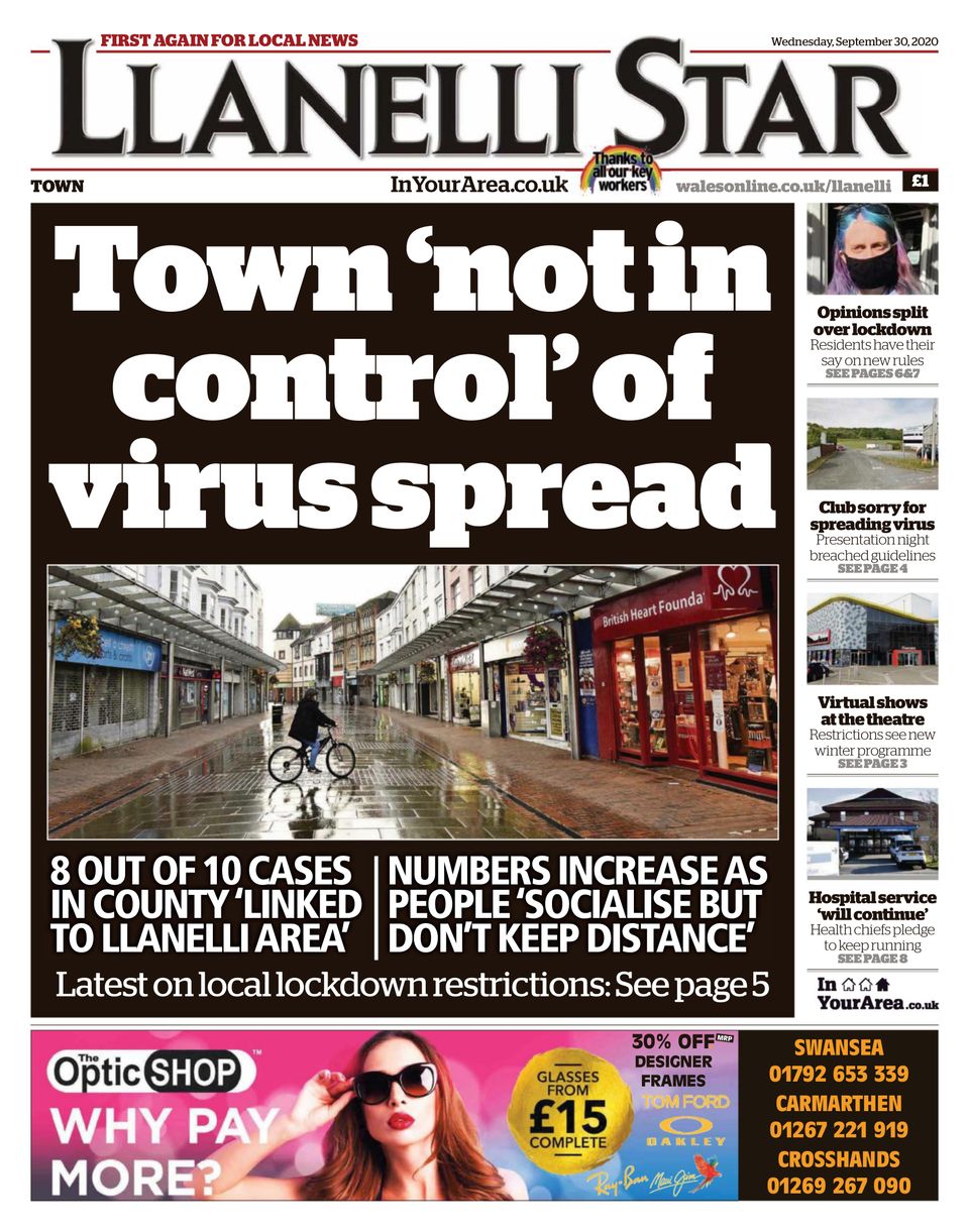Llanelli StarSeptember 30, 2020 Magazine Get your Digital Subscription