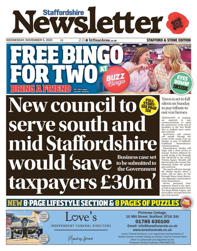 Staffordshire Newsletter