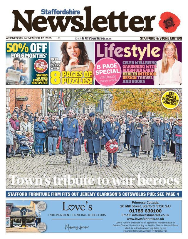 Staffordshire Newsletter