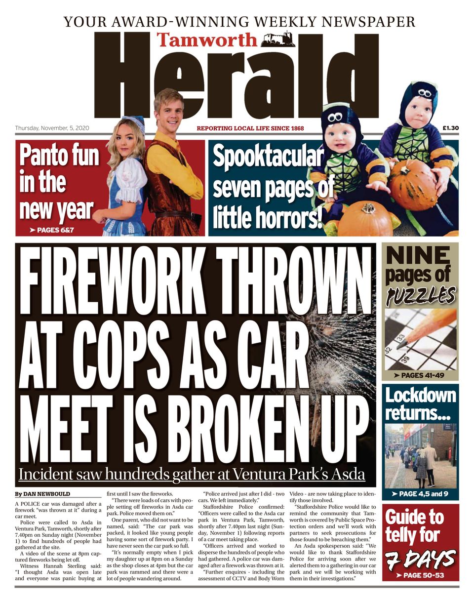 Tamworth HeraldNovember 05, 2020 Magazine Get your Digital Subscription