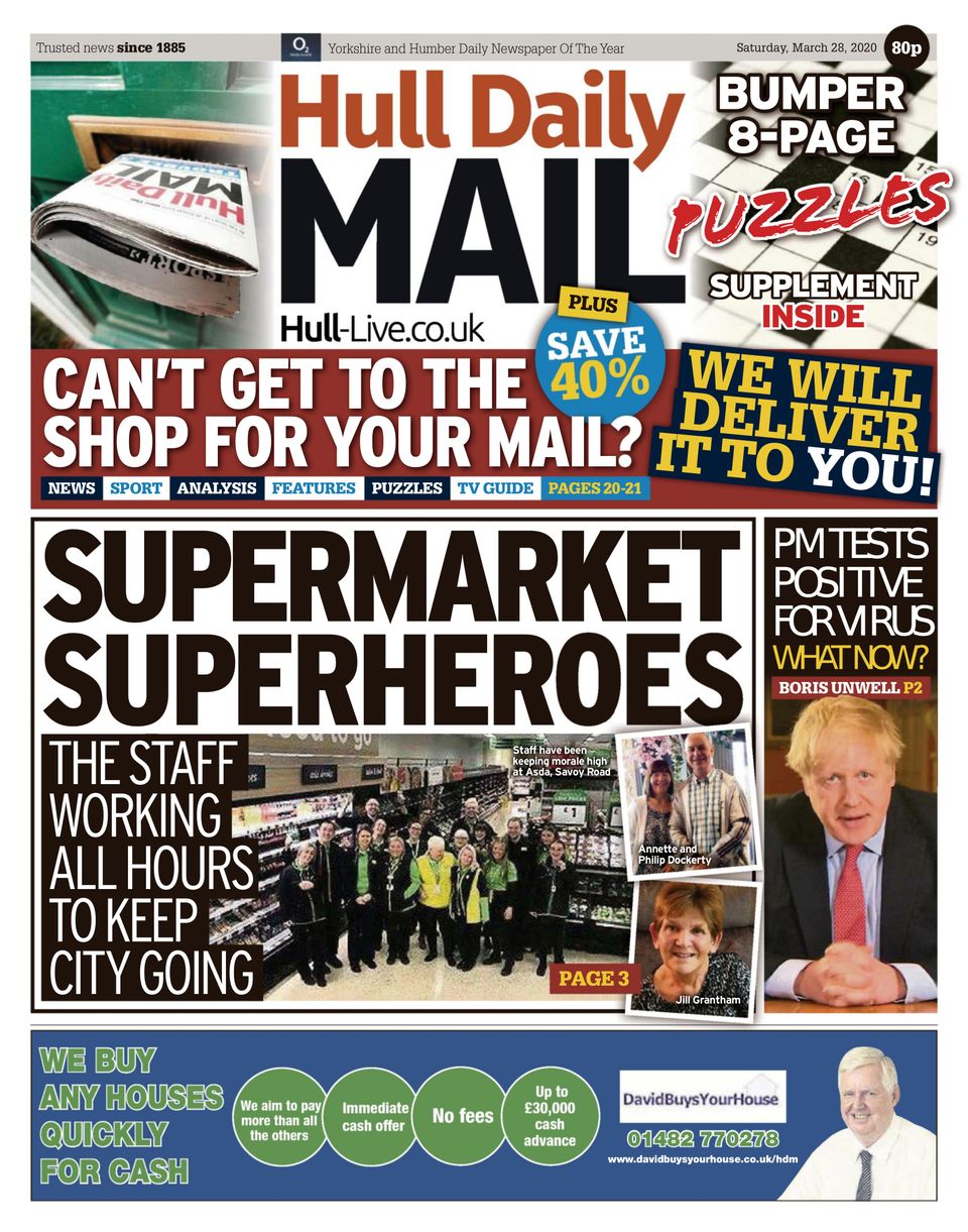 Hull Daily MailMarch 28, 2020 Magazine Get your Digital Subscription