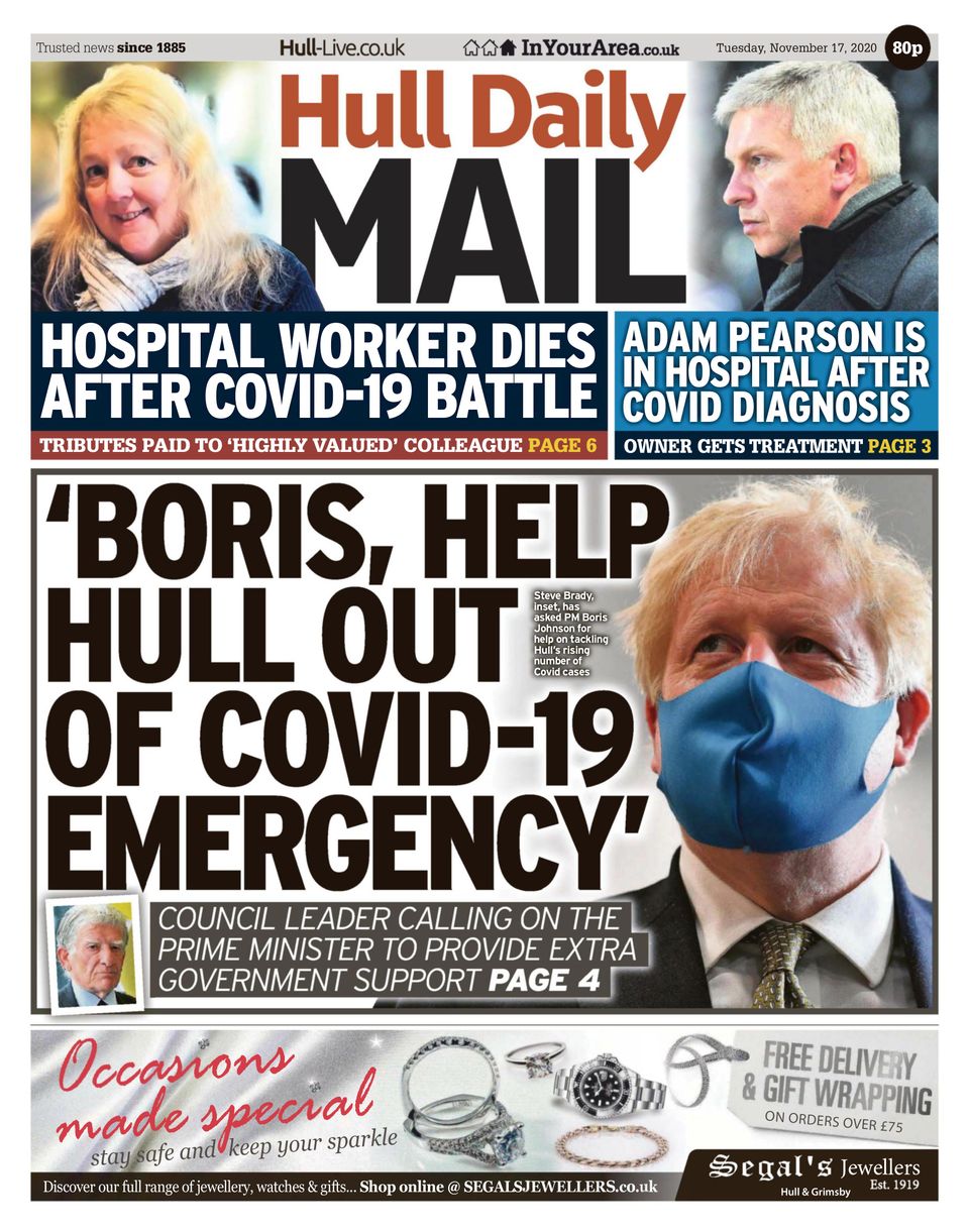Hull Daily MailNovember 17, 2020 Magazine Get your Digital Subscription